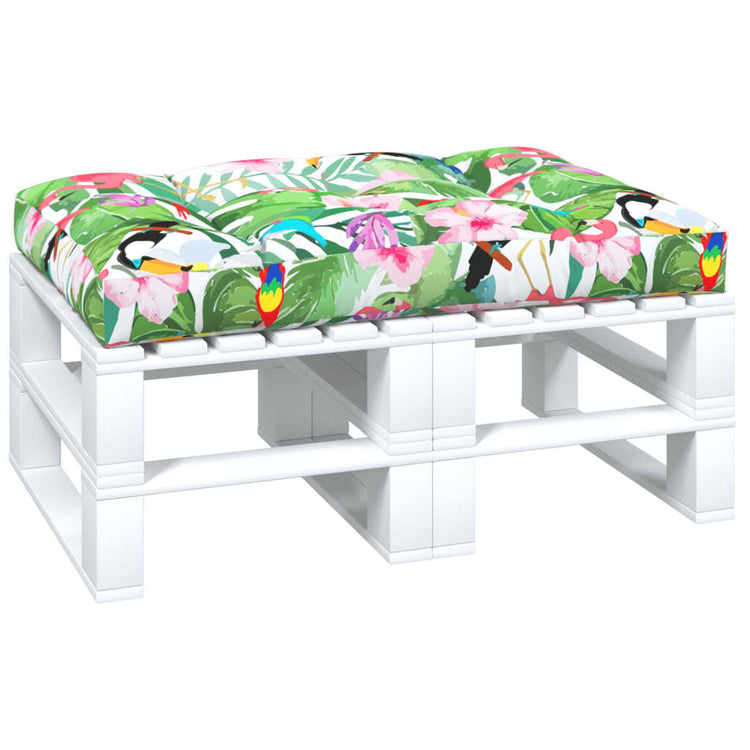 VidaXL coussin de palette 120x80x12 cm tissu multicolore