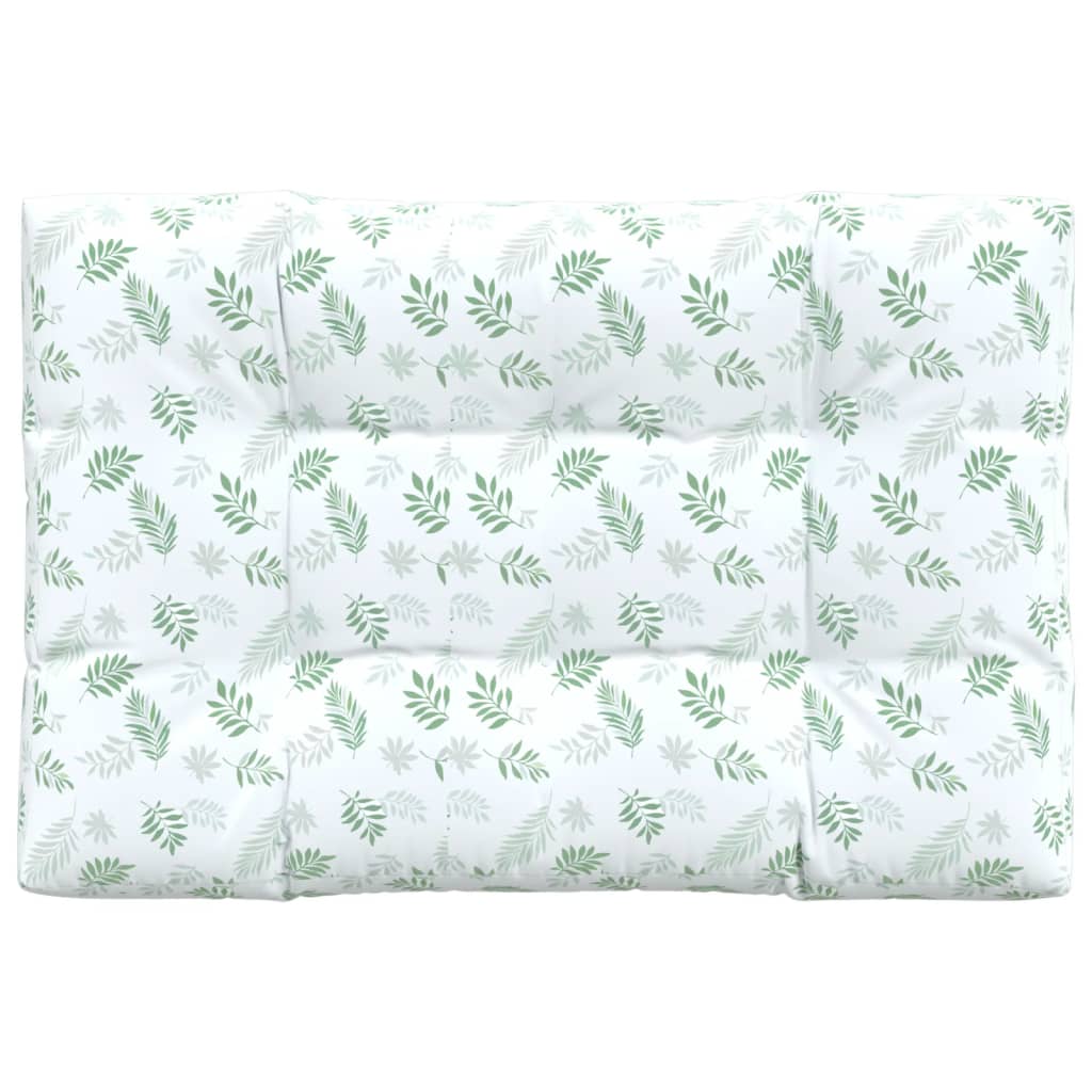 Modèle de feuille de coussin de palette Vidaxl 120x80x12 cm tissu