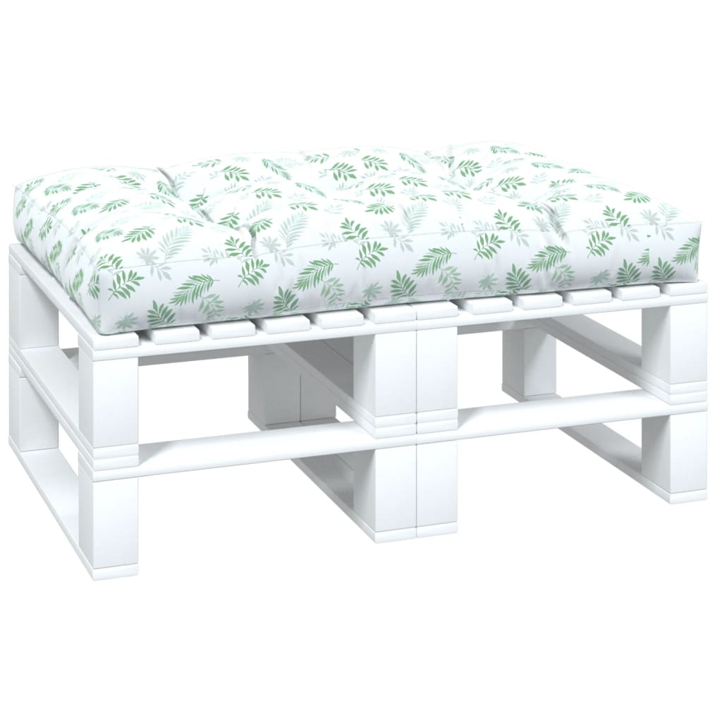 Modèle de feuille de coussin de palette Vidaxl 120x80x12 cm tissu