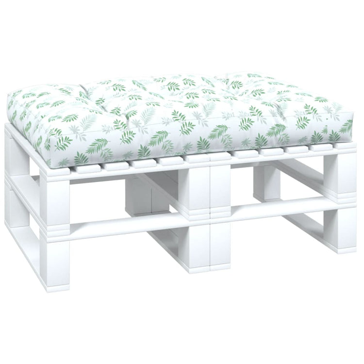 Modèle de feuille de coussin de palette Vidaxl 120x80x12 cm tissu