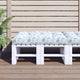 Modèle de feuille de coussin de palette Vidaxl 120x80x12 cm tissu