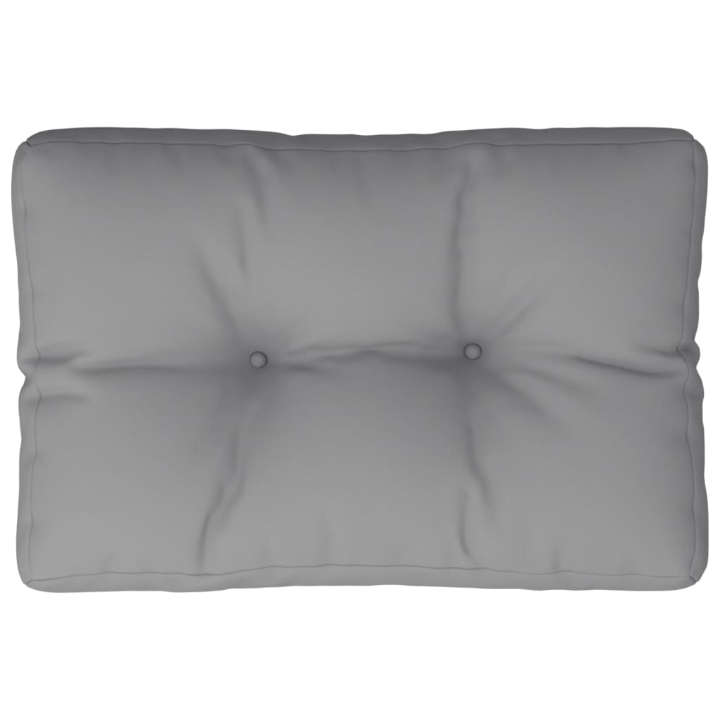 Coussin de palette Vidaxl 50x40x12 cm Gray