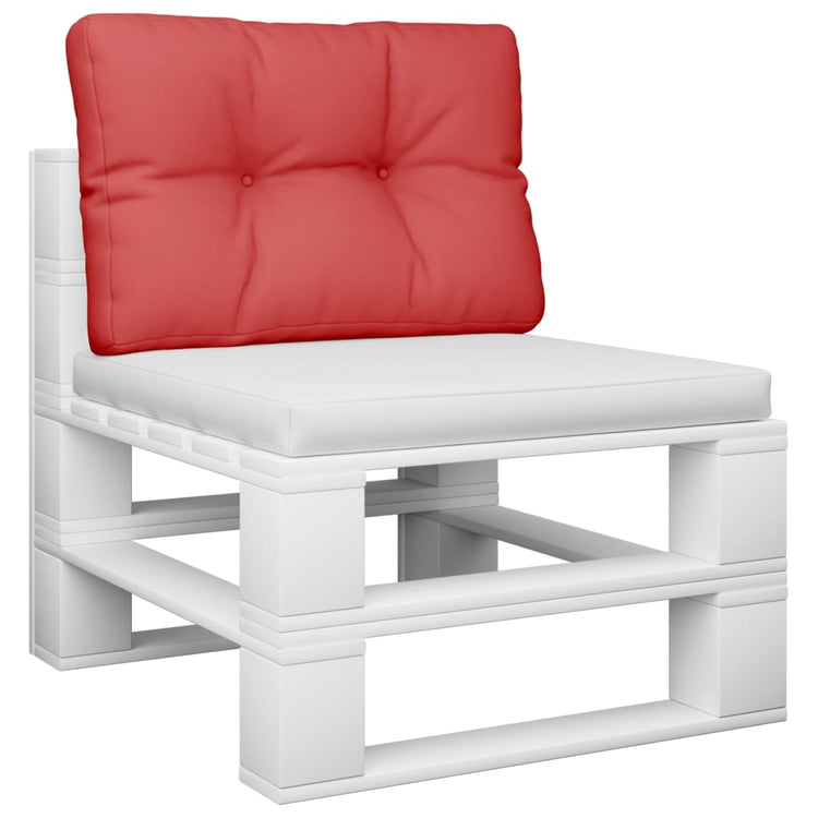 Coussin de palette vidaxl 50x40x12 cm Red