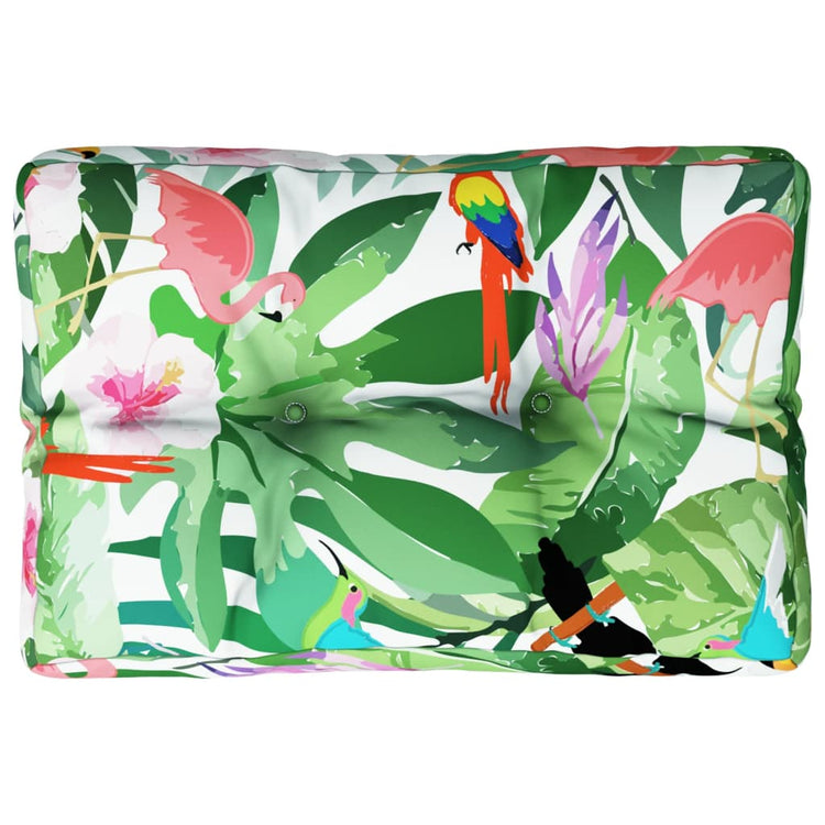 Coussin de palette vidaxl 50x40x12 cm tissu multi-colorant
