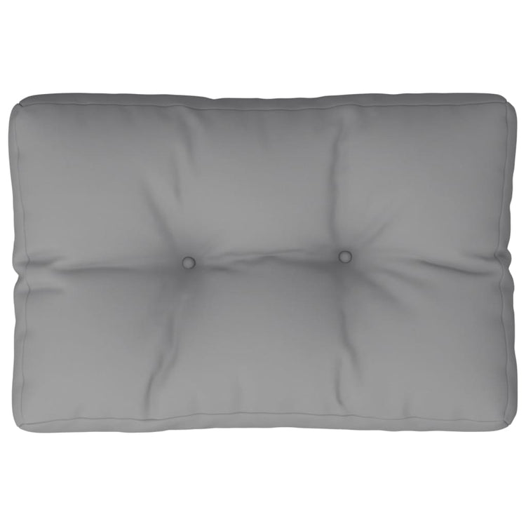Coussin de palette Vidaxl 60x40x12 cm Gray