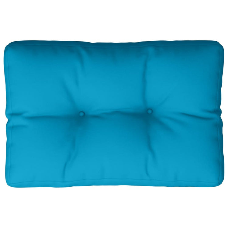 Coussin de palette vidaxl 60x40x12 cm Bleu clair