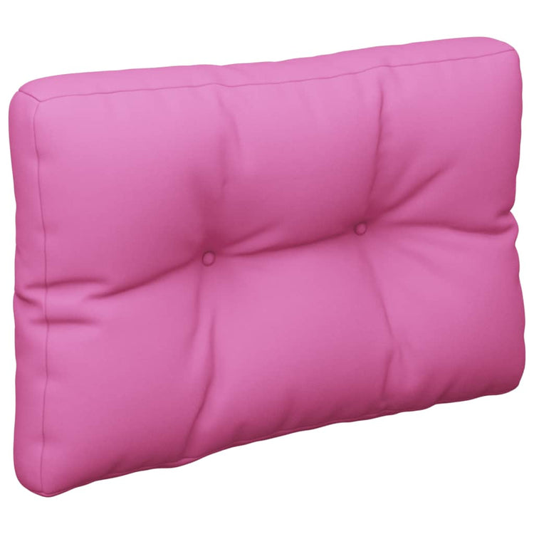 Coussins de palette vidaxl 60x40x12 cm tissu rose