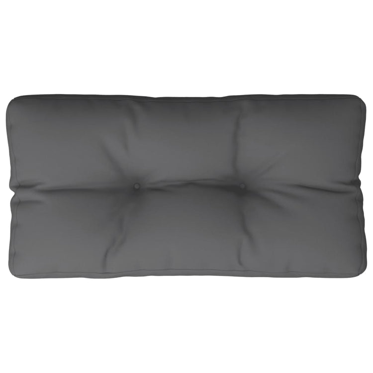Coussin de palette Vidaxl 70x40x12 cm Tissu anthracite -colored