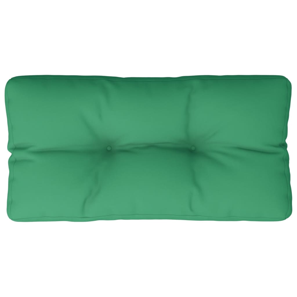 Coussin de palette vidaxl 70x40x12 cm en vert