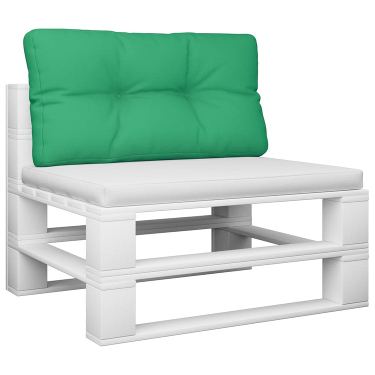 Coussin de palette vidaxl 70x40x12 cm en vert
