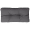 Coussin de palette Vidaxl 80x40x12 cm Tissu anthracite -colored