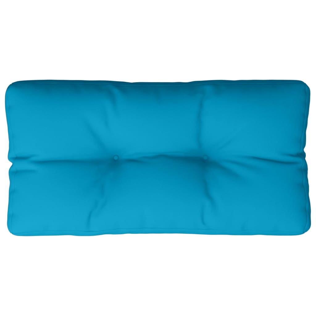 Coussin de palette Vidaxl 80x40x12 cm Bleu clair