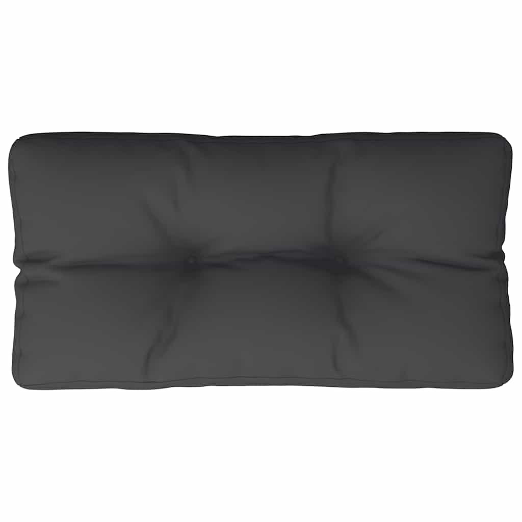 VidaXL coussin de palette 80x40x12 cm tissu noir