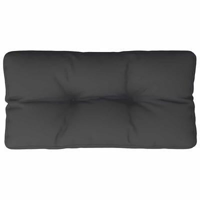 VidaXL coussin de palette 80x40x12 cm tissu noir