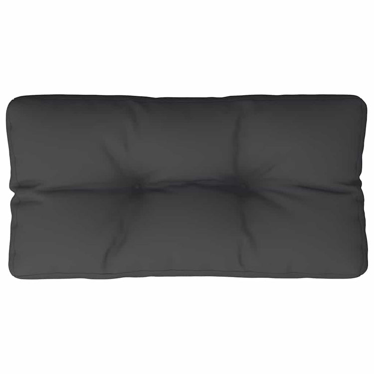 VidaXL coussin de palette 80x40x12 cm tissu noir