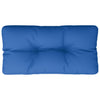 VidaXL coussin palette 80x40x12 cm tissu bleu royal