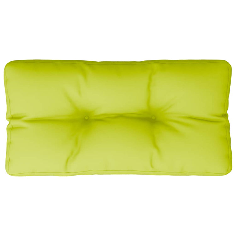 Vidaxx coussin palette 80x40x12 cm tissu vert vif