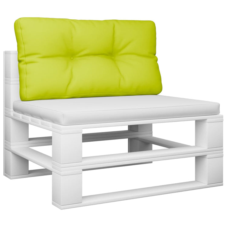 Vidaxx coussin palette 80x40x12 cm tissu vert vif