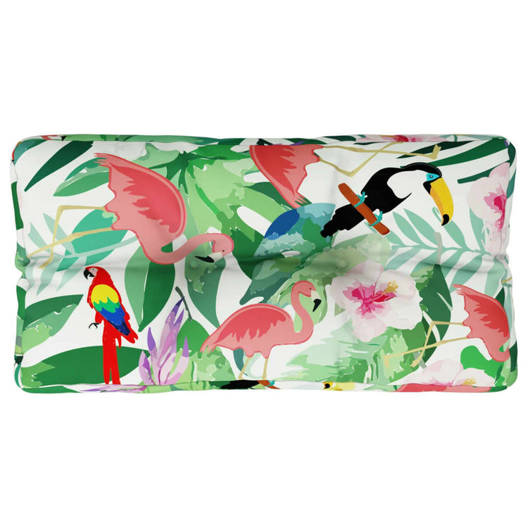 Coussin de palette vidaxl 80x40x12 cm tissu multi-colorant