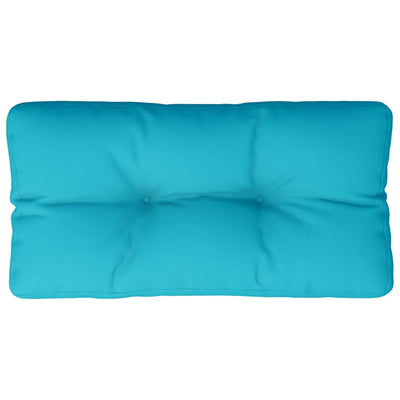 Coussin de palette vidaxl 80x40x12 cm Turquoise tissu