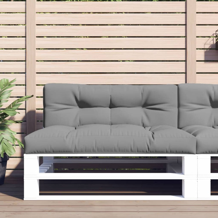 Coussin de palette Vidaxl 120x40x12 cm Gray