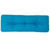Coussin de palette Vidaxl 120x40x12 cm Bleu clair