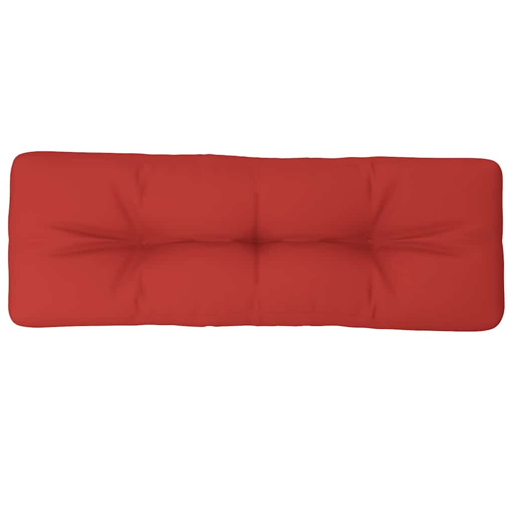 Coussin de palette vidaxl 120x40x12 cm Red