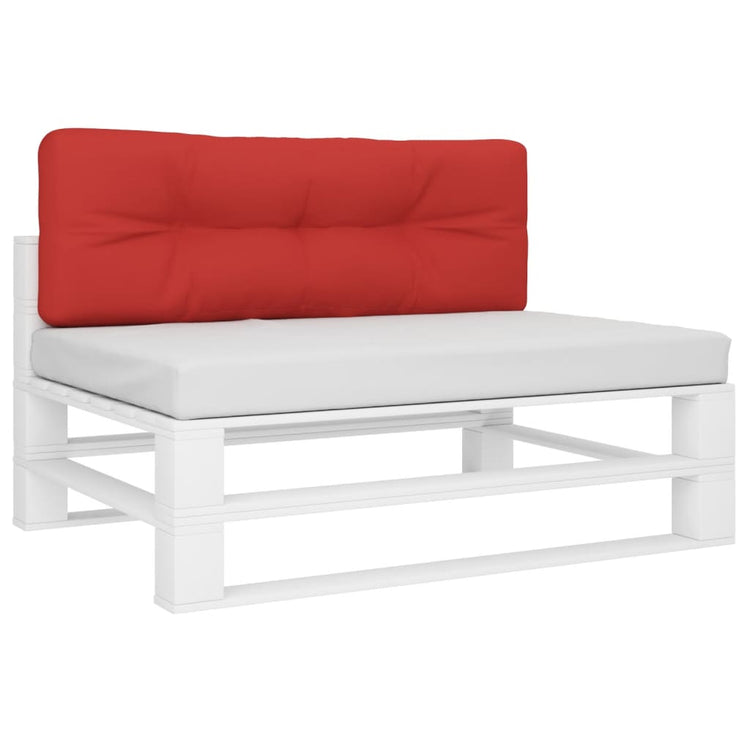 Coussin de palette vidaxl 120x40x12 cm Red