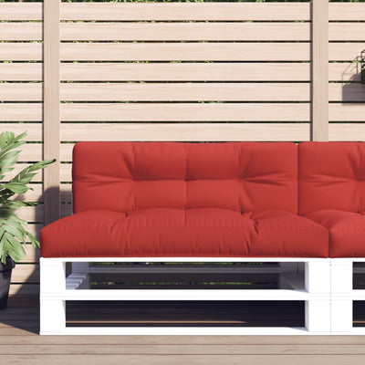 Coussin de palette vidaxl 120x40x12 cm Red