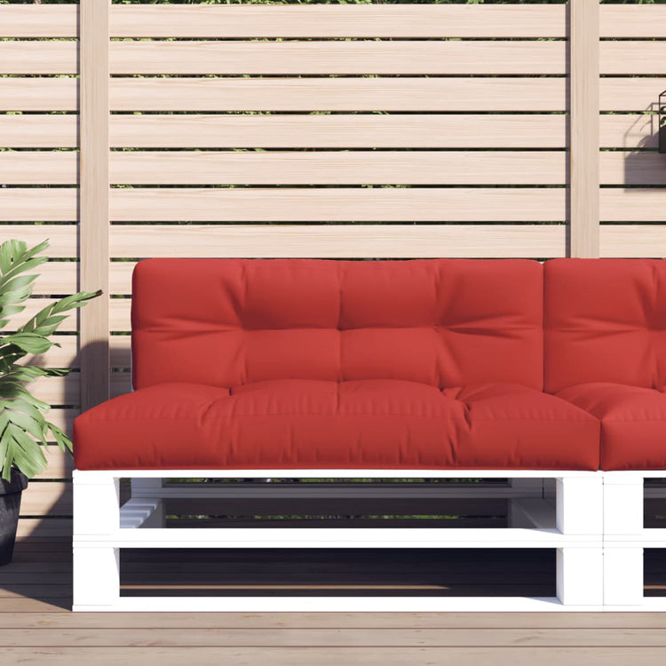 Coussin de palette vidaxl 120x40x12 cm Red