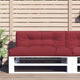Coussin de palette vidaxl 120x40x12 cm
