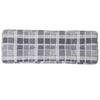 VidaXL coussin de palette 120x40x12 cm tissu motif losange gris