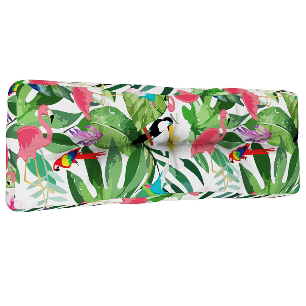 VidaXL coussin de palette 120x40x12 cm tissu multicolore