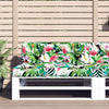 VidaXL coussin de palette 120x40x12 cm tissu multicolore