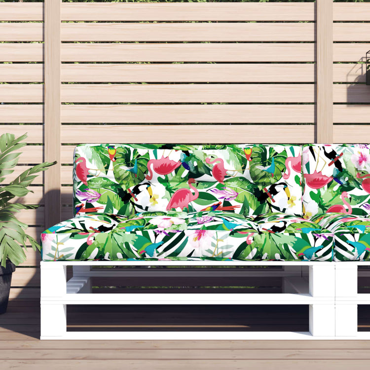 VidaXL coussin de palette 120x40x12 cm tissu multicolore