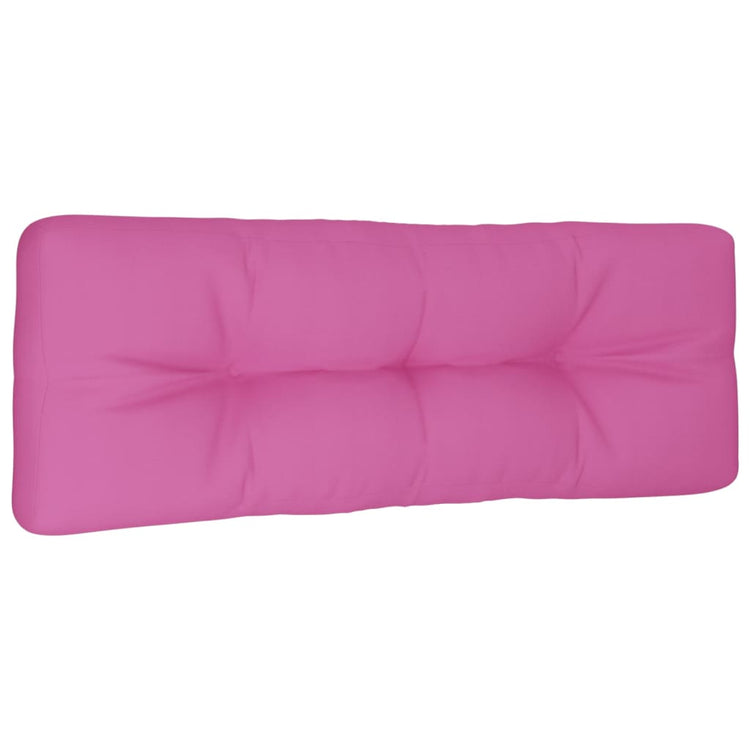 VidaXL coussin palette 120x40x12 cm tissu rose