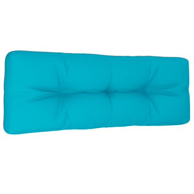 VidaXL coussin palette 120x40x12 cm tissu turquoise