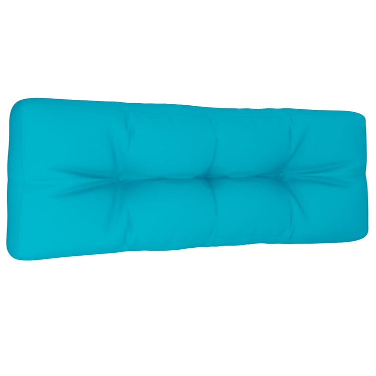 VidaXL coussin palette 120x40x12 cm tissu turquoise