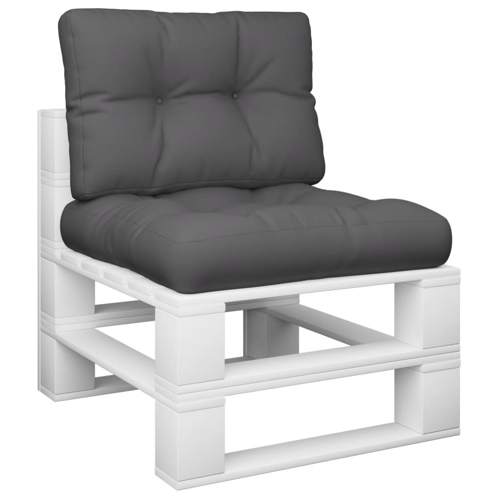 Coussins de palette vidaxl 2 strivus en tissu -colore