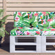 Vidaxl Pallet Cushions 2 St tissu multi-colorant