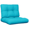 Coussins de palette vidaxl 2 st tissu turquoise