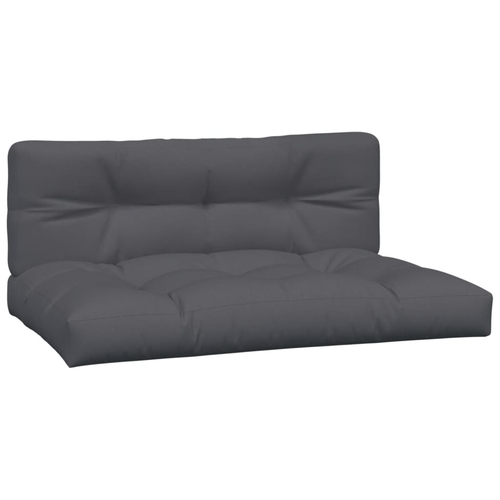 Coussins de palette vidaxl 2 strivus en tissu -colore