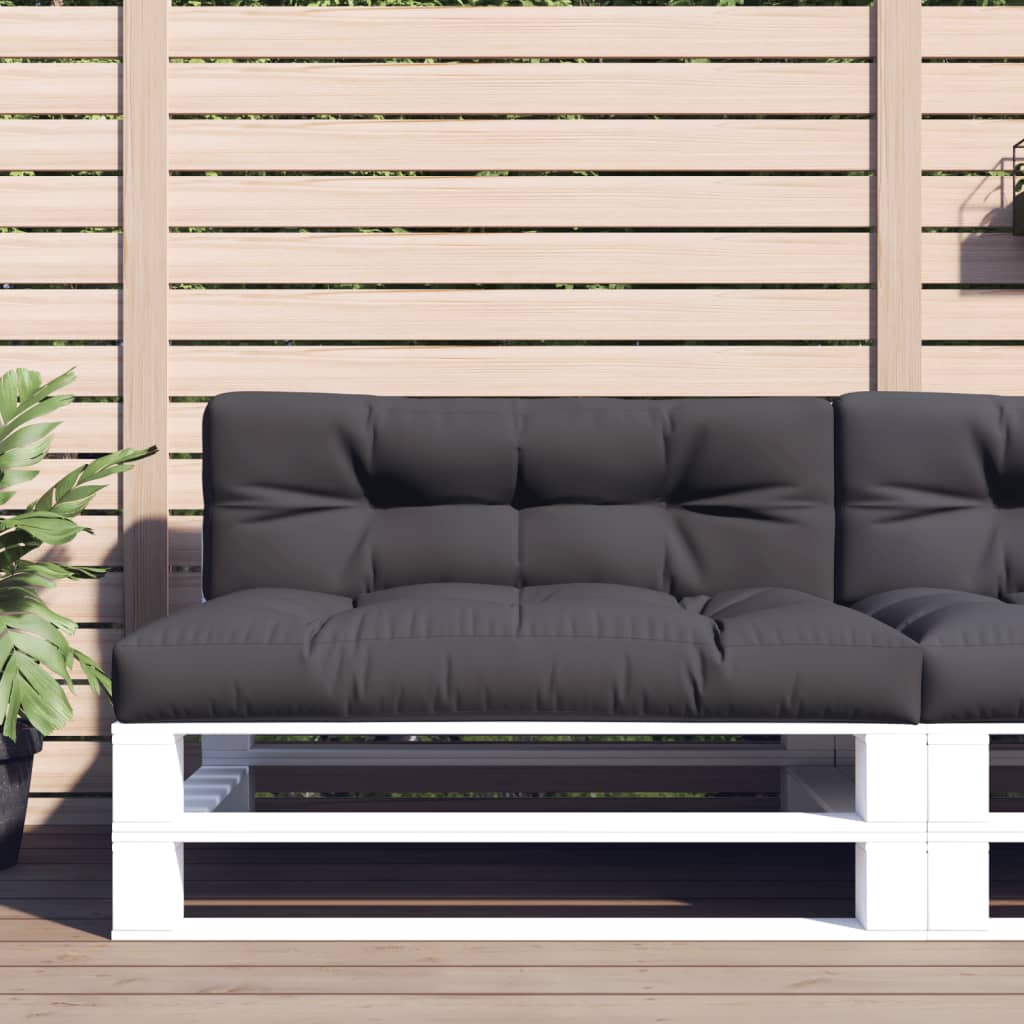 Coussins de palette vidaxl 2 strivus en tissu -colore