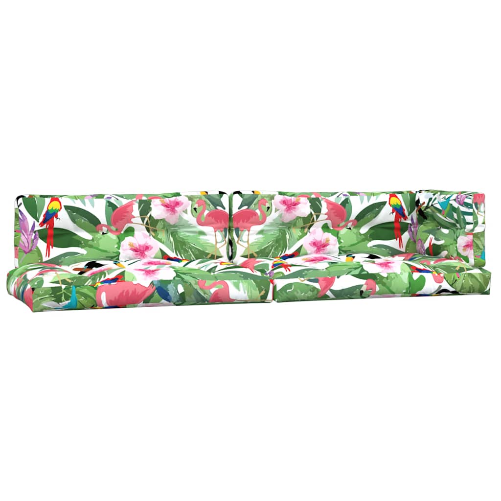Coussins de palette vidaxl 5 st tissu multi-colorants