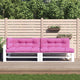 Coussins de palette vidaxl 5 st tissu rose
