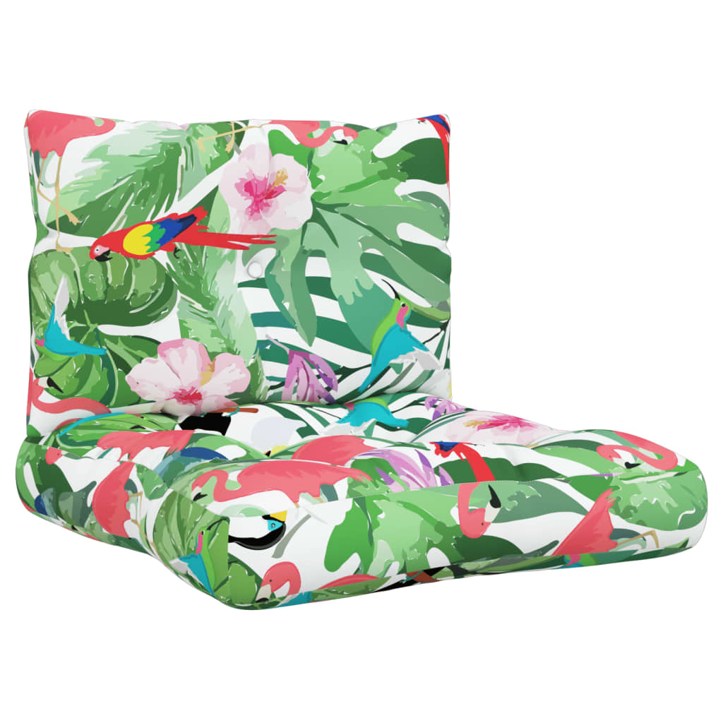 Vidaxl Pallet Cushions 2 St Oxford tissu multiples