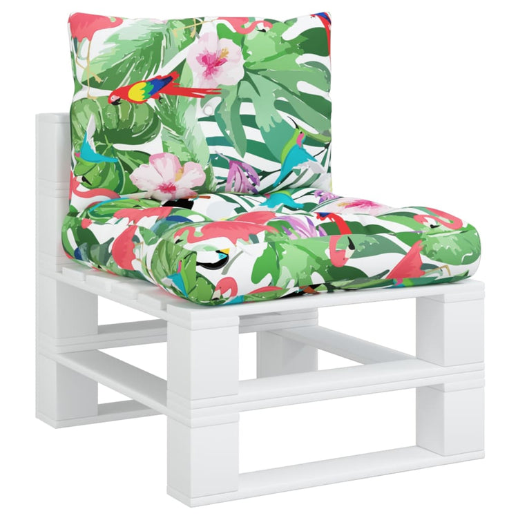 Vidaxl Pallet Cushions 2 St Oxford tissu multiples