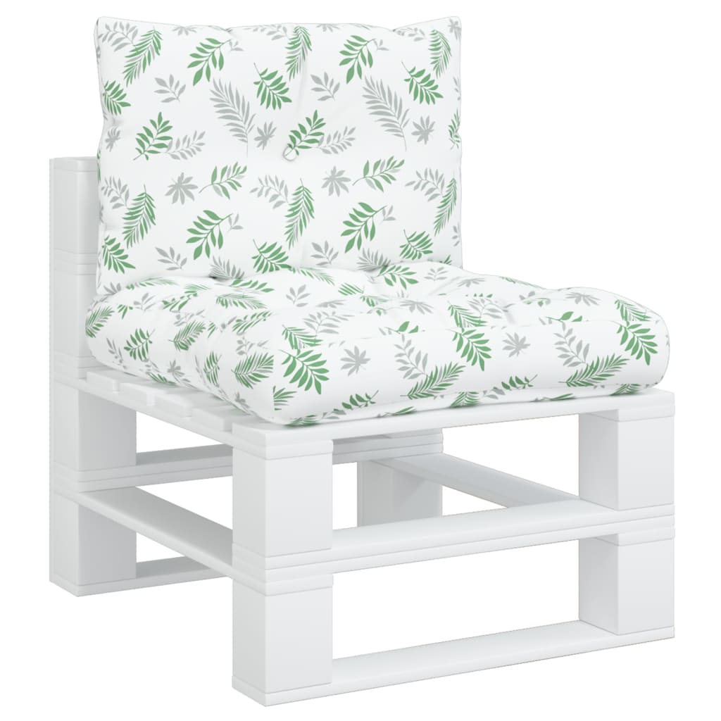 Coussins de palette vidaxl 2 stands de feuille de feuille oxford tissu