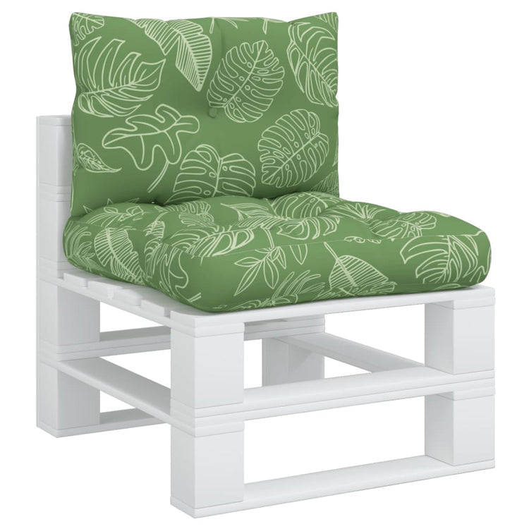 Coussins de palette vidaxl 2 stands de feuille de feuille oxford tissu