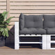 Coussins de palette vidaxl 3 strivus anthracite -colored